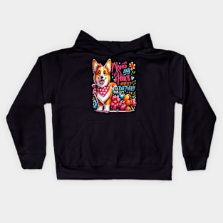 Paws and Moms Perfect Together Kids Hoodie